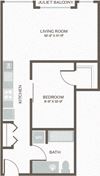 Maris Apartments West Seattle WA Open One Bed 12